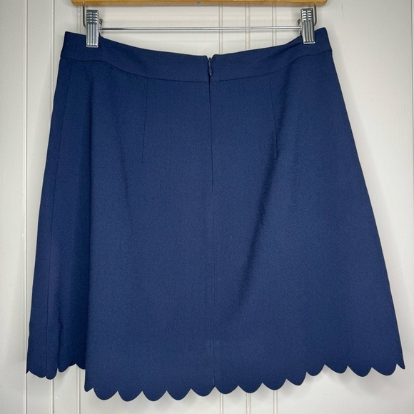 Banana Republic Blue Scallop Hem skirt - Picture 7 of 8